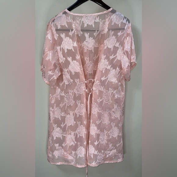 LANE BRYANT Intimates Sheer Peach Night Shirt Size 14/16 - Picture 2 of 4